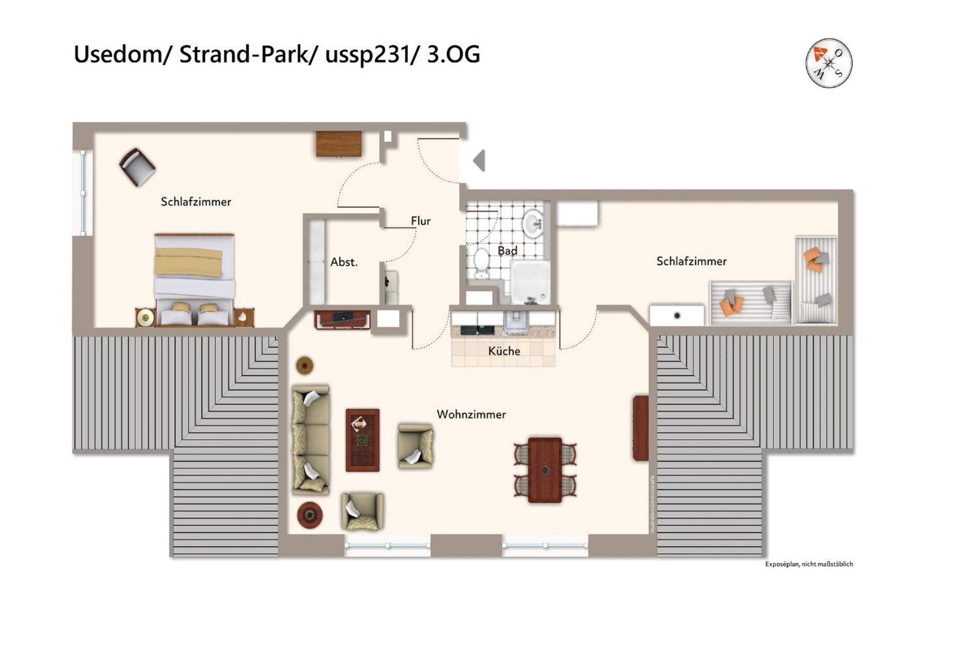Strand-Park Strand-Park 231 제바트헤링스도르프 외부 사진